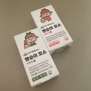 아이비웰니스 빵순이 효소 키위맛 7포 + 석류맛 7포 (총 14포, 2주분) — 3.5점을 준 리뷰어가 2022년 10월 올린 사용 사진