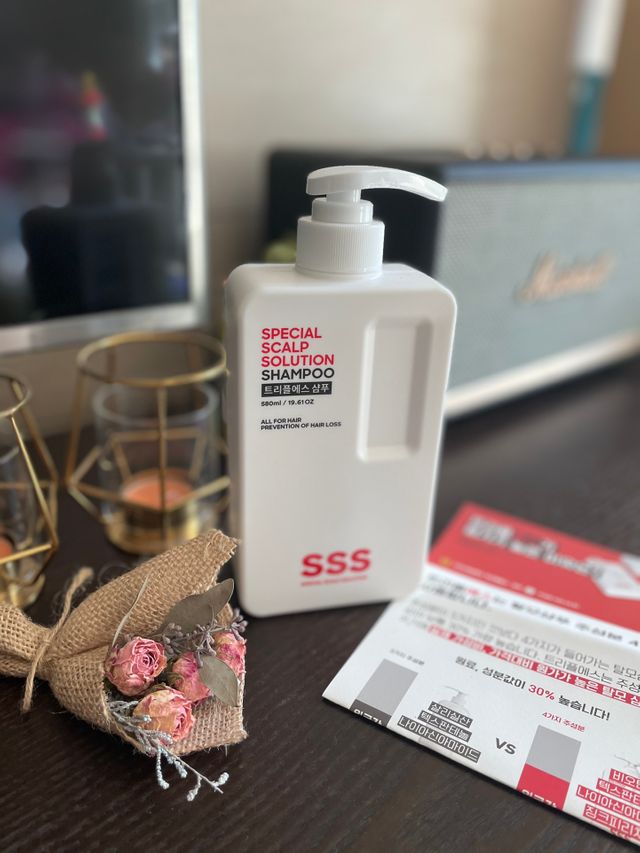 트리플에스 탈모 샴푸 580ml 리뷰 사진