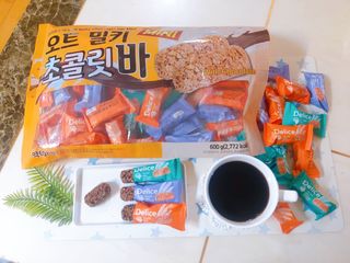 델리스 오트 밀키 초콜릿 바 — 5점을 준 리뷰어가 2023년 1월 올린 사용 사진