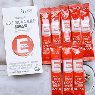 [인디닥터] 타이탄 BCAA 프로틴 젤리스틱 — 5점을 준 리뷰어가 2022년 4월 올린 사용 사진