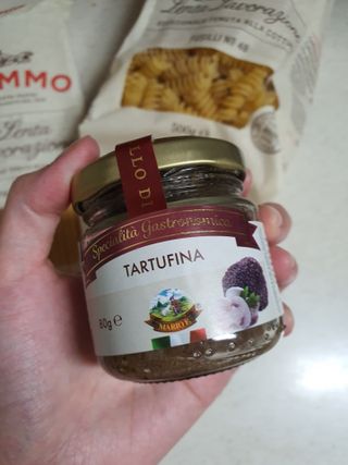 이탈리안 프리미엄 파스타 룸모 Rummo 파스타 2종 + 바질 페스토 + 블랙 트러플 페이스트 — 5점을 준 리뷰어가 2021년 7월 올린 사용 사진