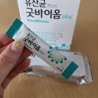 프리마인 유산균 국가지정연구소 선정, 살아있는 생유산균 200억 마리의 힘. 유산균n굿바이옴플러스 — 5점을 준 리뷰어가 2021년 9월 올린 사용 사진