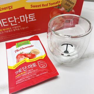 제이제이바이오 더단마토 프리미엄주스 100ml 30팩입 - 무설탕 스테비아 토마토즙 — 5점을 준 리뷰어가 2022년 1월 올린 사용 사진
