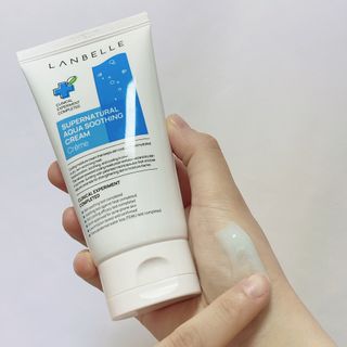 랑벨 수퍼내츄럴 아쿠아 수딩 크림 100ml — 5점을 준 리뷰어가 2022년 5월 올린 사용 사진