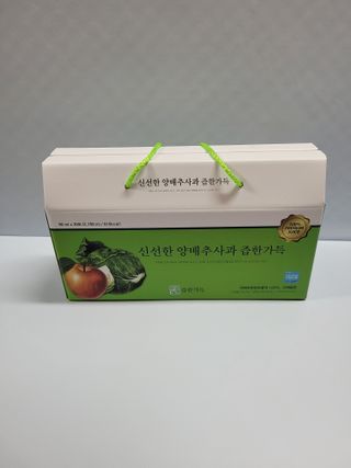 즙한가득 양배추사과즙/석류즙 30포, 선물박스 택1 — 4점을 준 리뷰어가 2022년 1월 올린 사용 사진