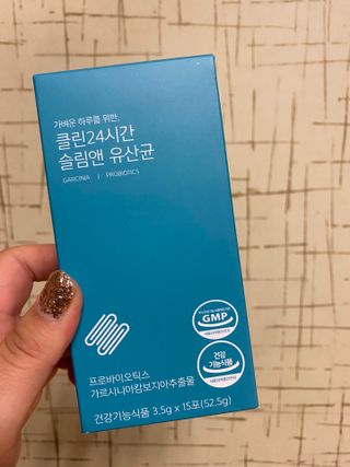 클린24시간 슬림앤유산균 1박스 (3.5g X 15포) — 5점을 준 리뷰어가 2022년 8월 올린 사용 사진