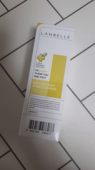 랑벨 내츄럴 딥 포어 클렌저 210ml (저자극 약산성 천연 클렌징 젤) — 4점을 준 리뷰어가 2022년 3월 올린 사용 사진
