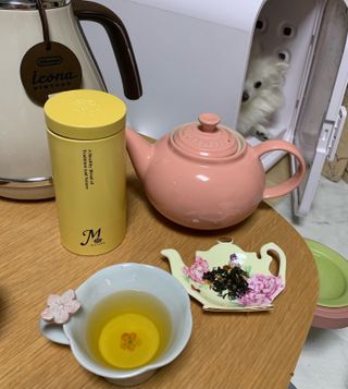 마시다 태양의 축복을 받은 프리미엄 수제 블렌딩 홍차, 골든에이지블랙티 — 5점을 준 리뷰어가 2021년 5월 올린 사용 사진