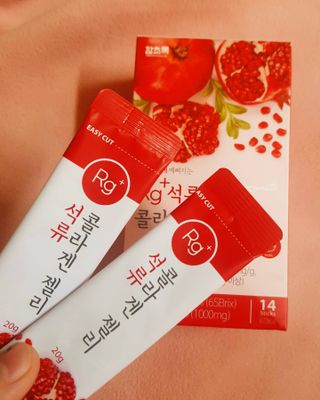 함초록 Rg+ 석류콜라겐젤리 — 5점을 준 리뷰어가 2021년 3월 올린 사용 사진