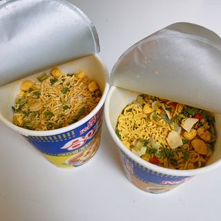 NISSIN 닛신 컵누들  4종 - 씨푸드오리지날, 씨푸드 스파이시, 씨푸드 커리, 씨푸드 XO소스 — 5점을 준 리뷰어가 2021년 11월 올린 사용 사진