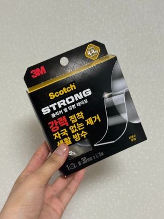 3M 스카치 초강력 클리어겔 실리콘 아크릴 양면테이프 30mmx3m 1개 — 4.5점을 준 리뷰어가 2025년 6월 올린 사용 사진