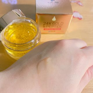 아이앤립 / EYENLIP 아이앤립 24K 골드 N 펩타이드 앰플 크림 — 5점을 준 리뷰어가 2021년 4월 올린 사용 사진