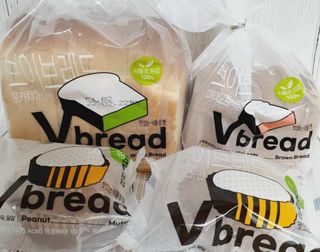 롯데제과 Vbread 포카치아식빵1개 + 미니식빵 1개 + 머핀 2개 세트 — 5점을 준 리뷰어가 2021년 9월 올린 사용 사진