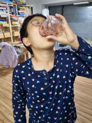 프리마인 자체 기업부설 연구소에서 찾아낸 건강한 수면의 비밀.  슬립토 플러스 30포 — 4점을 준 리뷰어가 2021년 11월 올린 사용 사진