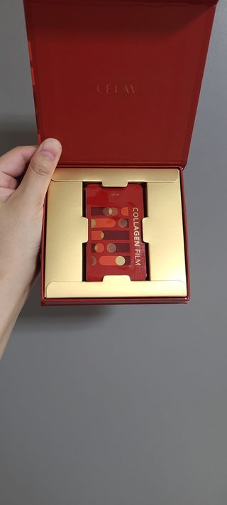 프리마인 귀족의 콜라겐, 92배 흡수율. 럭셔리 프리미엄 셀라브 콜라겐필름 30매 — 5점을 준 리뷰어가 2021년 10월 올린 사용 사진