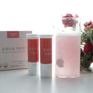 [슬림드랍 석류맛] 건기식 다이어트 보조제 겸 비타민 — 5점을 준 리뷰어가 2022년 1월 올린 사용 사진