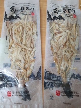 [오늘바스켓] 용대리 손질하늘태 130g — 5점을 준 리뷰어가 2021년 5월 올린 사용 사진