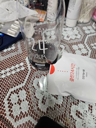 클린24시간 1BOX(5포) + 전용보틀(500ml) — 5점을 준 리뷰어가 2023년 5월 올린 사용 사진
