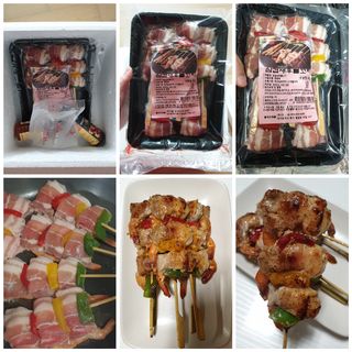 [다물꼬치] 삼겹새우롤꼬치 5개입 350g  + 데리야끼소스 120g + 매운고추소스 120g — 5점을 준 리뷰어가 2021년 10월 올린 사용 사진