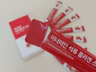 이너미인 석류 콜라겐 스틱 — 5점을 준 리뷰어가 2021년 1월 올린 사용 사진