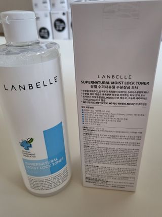 랑벨 수퍼내츄럴 수분잠금 토너 500ml (수분, 보습, 피부장벽 토너) — 5점을 준 리뷰어가 2022년 4월 올린 사용 사진