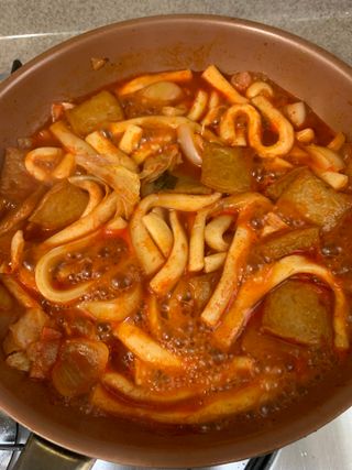 추억의 국민학교 떡볶이 국떡 뉴트로 5종 — 5점을 준 리뷰어가 2021년 11월 올린 사용 사진