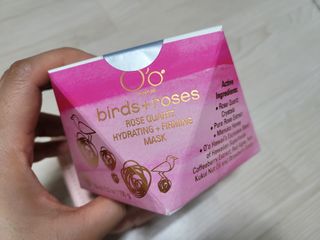 오오하와이 버즈 플러스 로지스 로즈 쿼츠 하이드레이팅 플러스 퍼밍 마스크 150g — 5점을 준 리뷰어가 2021년 1월 올린 사용 사진