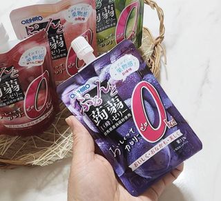 ORIHIRO 오리히로 곤약젤리 제로칼로리 130g 4종 4팩(맛별로 1팩씩) — 5점을 준 리뷰어가 2023년 3월 올린 사용 사진