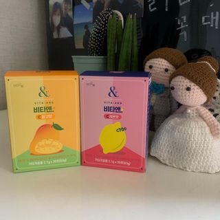 비타앤C 레몬맛, 망고맛 — 4점을 준 리뷰어가 2021년 4월 올린 사용 사진