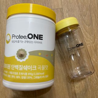 프로티원 단백질쉐이크 곡물맛 2주분 1통+보틀 — 5점을 준 리뷰어가 2021년 4월 올린 사용 사진