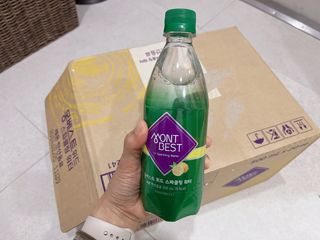 몽베스트 Montbest with Sparkling water Lemon OR Lime 20병(랜덤) — 4.5점을 준 리뷰어가 2023년 3월 올린 사용 사진