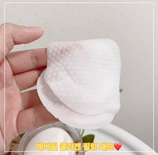 메디필 레드 락토 콜라겐 필링패드 — 5점을 준 리뷰어가 2021년 3월 올린 사용 사진