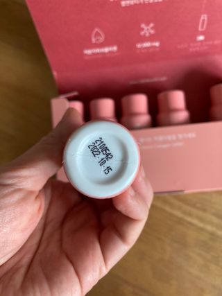 랩앤뷰티 메가 벨벳 콜라겐 12000 — 4점을 준 리뷰어가 2021년 5월 올린 사용 사진