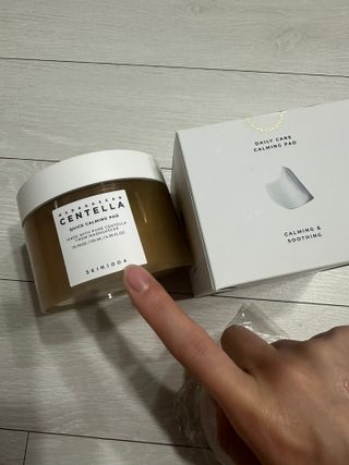 스킨1004 [SKIN1004] 마다가스카르 센텔라 퀵 카밍 패드 70매 130ml — 3.5점을 준 리뷰어가 2024년 9월 올린 사용 사진