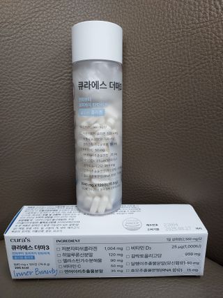 [큐라에스] 뮤신콜라겐 더마3 76.8(1개월분) — 5점을 준 리뷰어가 2023년 12월 올린 사용 사진