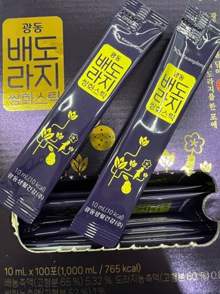 광동생활건강 프리 [광동] 배도라지 쌍화스틱 10mL x 100포 — 5점을 준 리뷰어가 2025년 3월 올린 사용 사진