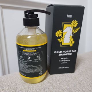 [바디홈즈] 골드 마유 샴푸 — 5점을 준 리뷰어가 2021년 1월 올린 사용 사진