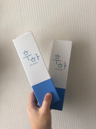[심폐소생소] 무불소 임산부 천연 치약 — 4점을 준 리뷰어가 2021년 10월 올린 사용 사진