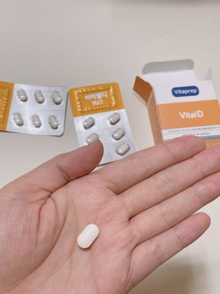 뉴트리션팩토리 비타프렙 바이탈디 비타민D 500mg — 5점을 준 리뷰어가 2021년 10월 올린 사용 사진