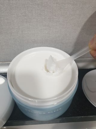 리더스코스메틱 리더스 카밍 클리어 밀크 필 클렌즈 밤 — 5점을 준 리뷰어가 2021년 1월 올린 사용 사진