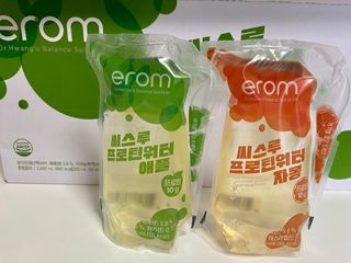 이롬 씨스루 프로틴워터 사과, 자몽 200ml x 12입 — 4점을 준 리뷰어가 2022년 9월 올린 사용 사진
