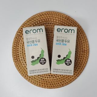 이롬 erom 황성주박사의 국산콩 두유 검은콩 고칼슘 — 5점을 준 리뷰어가 2020년 12월 올린 사용 사진