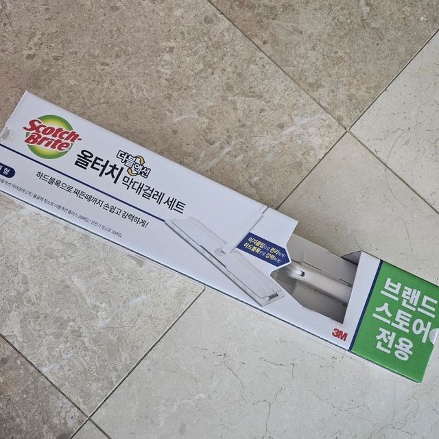 3M 밀대걸레 네이버 브랜드스토어 전용 정전기청소포 10매 + 물걸레청소포 25매 리뷰 사진