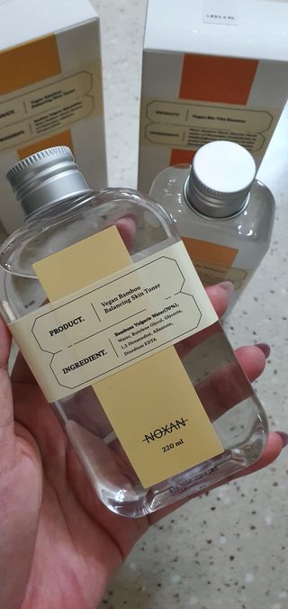 [녹산] 비건 대나무 밸런싱 수분 토너 + 비건 바이오 비타 에센스 — 5점을 준 리뷰어가 2022년 10월 올린 사용 사진