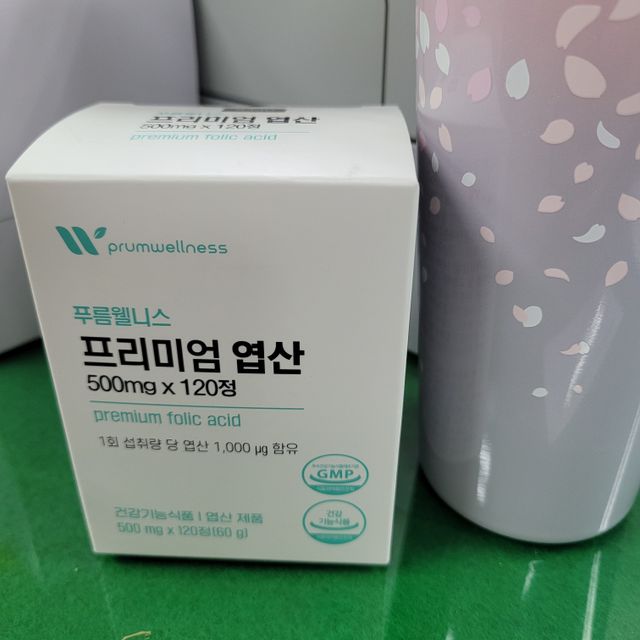 [푸름웰니스] 프리미엄 엽산 (500mgX120정) 리뷰 사진