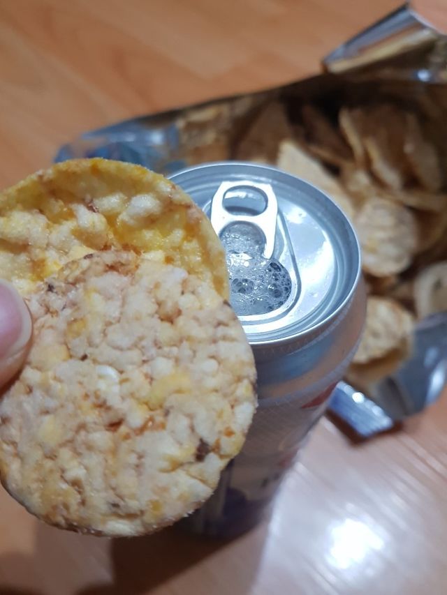 에어베이크드 케틀콘맛 리뷰 사진