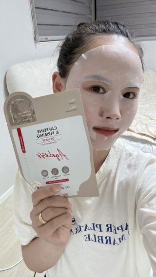 바노바기 코스메틱 바노바기 디엑스 마스크 — 5점을 준 리뷰어가 2024년 6월 올린 사용 사진