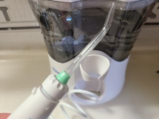 주식회사 클린디 [클린디] 양치 후 남은 이물질, 물치실로 완벽 제거 🦷 구강세정기 세트 [맞춤 칫솔 + 치약 포함] — 5점을 준 리뷰어가 2021년 12월 올린 사용 사진