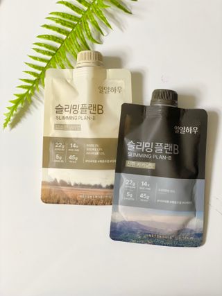 일일하우 슬리밍 플랜B 고소한 귀리맛, 진한 카카오맛 (체중조절식) — 5점을 준 리뷰어가 2023년 5월 올린 사용 사진