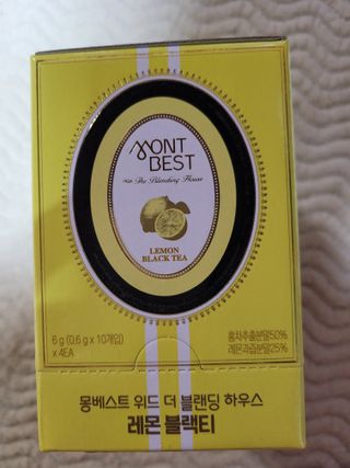 몽베스트 위드더 블랜딩 하우스 _레몬 블랙티 — 5점을 준 리뷰어가 2022년 12월 올린 사용 사진